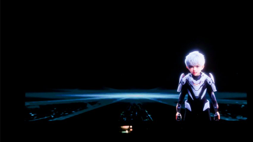 人民網(wǎng)原創(chuàng)虛擬主持人白澤。主辦方供圖