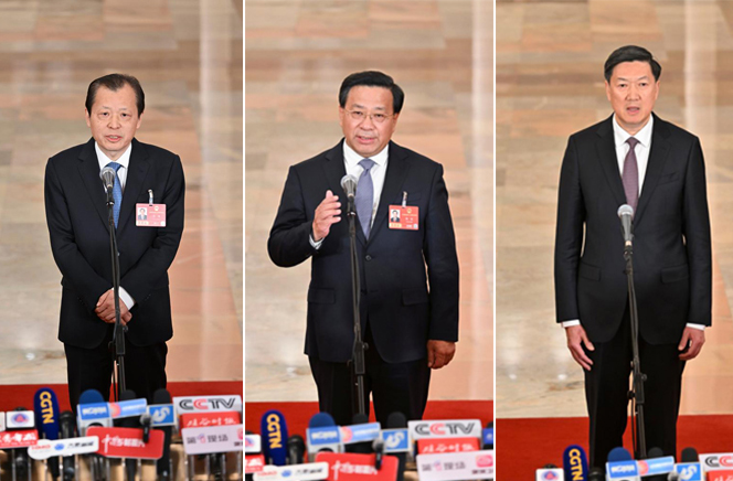 十四屆全國人大四次會議第二場“部長通道”集中采訪活動舉行